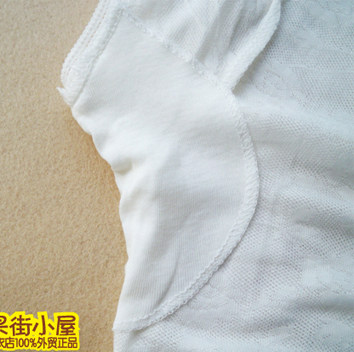 ORIGINAL SINGLE GENUINE CUSTOMER SUPPLY JACQUARD FABRIC V-NECK LACE TRIM ARMPIT SWEAT-ABSORBING SHORT-SLEEVED SHIRT WOMENS LOUNGEWEAR PAJAMAS