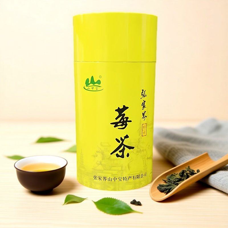 山中宝莓茶正宗正品龙须牙尖藤茶张家界茅岩霉茶永顺龙须莓茶直邮