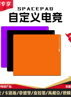 Spacepad普鲁士V2滑亲肤超细粗FPS游戏电竞CSGO滑鼠标垫qckheavy