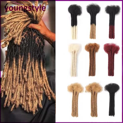 1b/30# Dreadlocks Human Hair Braid Hair Loc Extensions