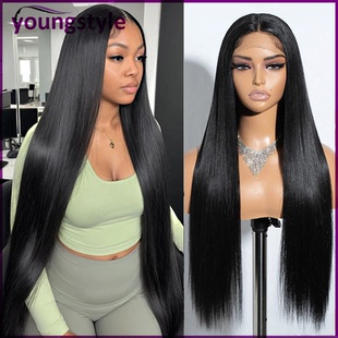 bone straight 13*4 lace front wig brazilian human hair wigs