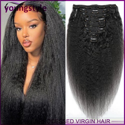 卡子发真人发clipinhumanhair