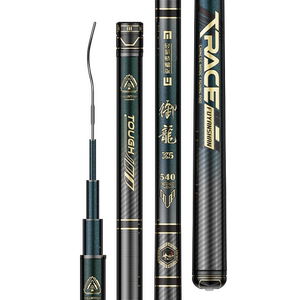 浮烟山鱼竿御龙X5鲢鳙竿轻量版19调品牌综合竿鱼杆手杆极轻大物竿