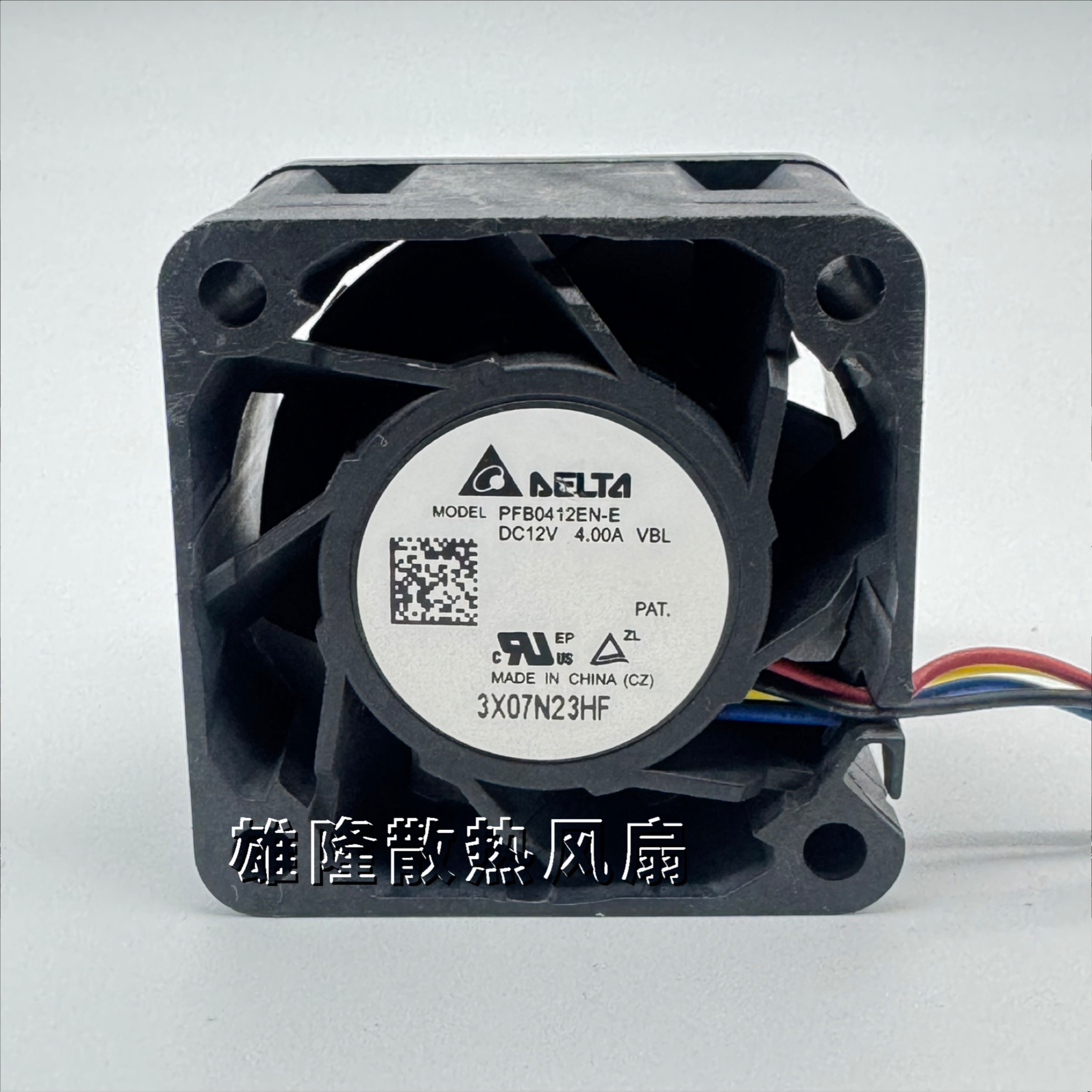 台达PFB0412EN-E 4028 12V 4A 4CM超暴力双滚珠服务器散热风扇PWM