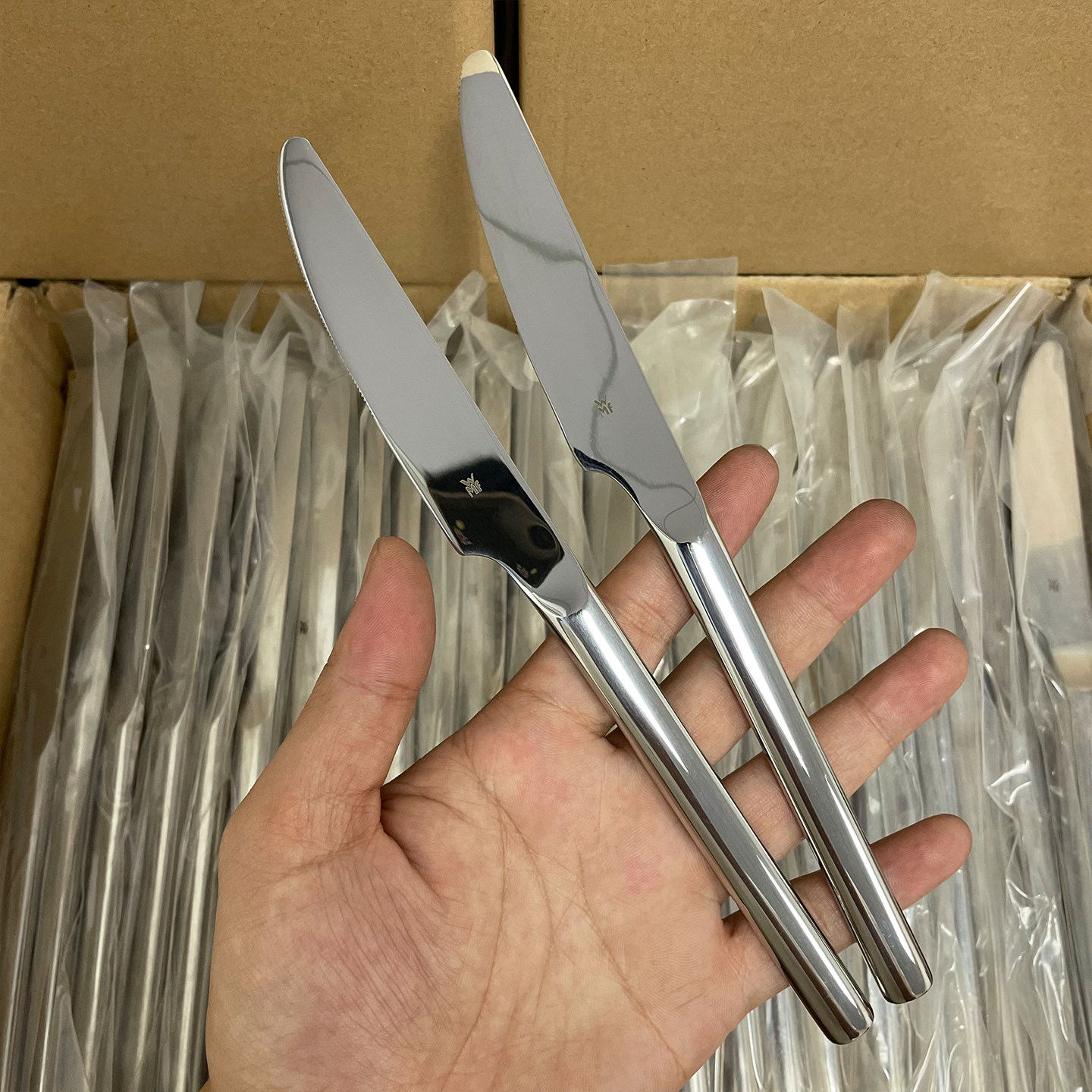 德国WMF福腾宝不锈钢西餐牛排刀家用锋利切牛扒专用刀具 库存尾货