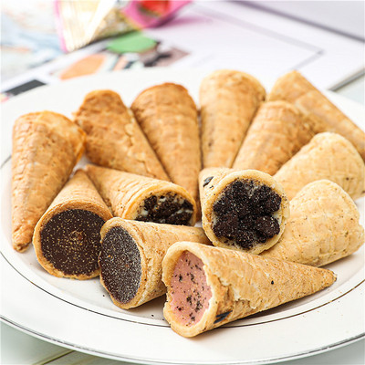 英国进口蛋卷草莓奶油巧克力脆皮