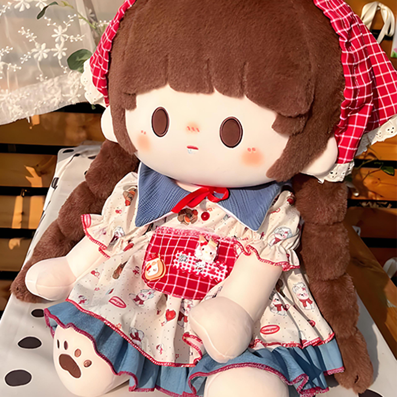 苹果派对40cm棉花娃娃坐姿衣服