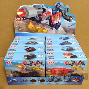 古迪积木40207擎天战神机甲益智拼装机器人模型暗战机甲儿童玩具