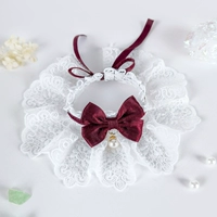 С бантиком, бордовый