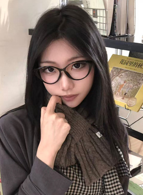 SLN复古风针织围巾女秋冬保暖舒适毛线小围脖时尚搭配秋冬季羊毛