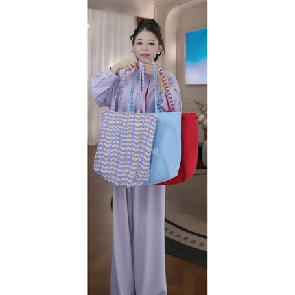 【廖廖粉丝专享】休闲宽松“双面”托特包