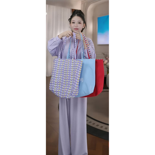 【廖廖粉丝专享】休闲宽松“双面”托特包