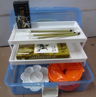 包邮国画套装 专业国画颜料工具套装 工笔画书法水墨画 初学套装