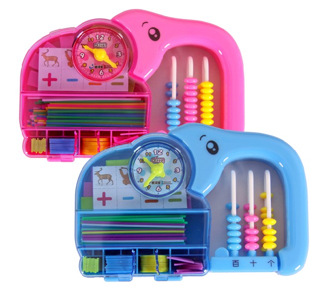 包邮银河星万位位数七巧板学具盒