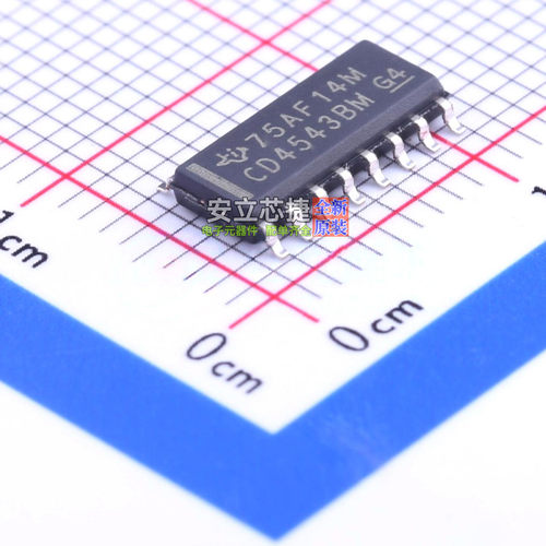 LCD驱动 CD4543BM96 SOIC-16 TI/德州 电子元器件配单全新原装