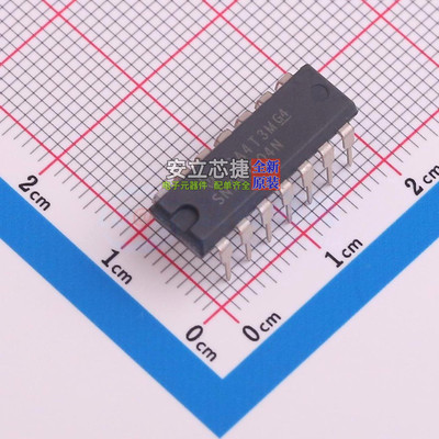 反相器 SN74HC04NE4 PDIP-14 TI/德州 电子元器件配单全新原装