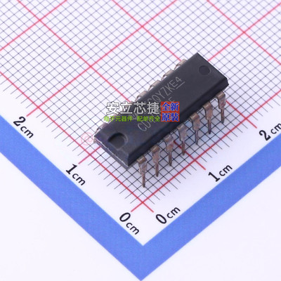 逻辑门 CD4085BE PDIP-14 TI/德州 电子元器件配单全新原装