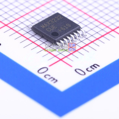 RS232芯片 MAX3232CUE+ TSSOP-16 MAXIM(美信) 电子元件全新原装