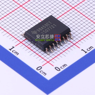 数字隔离器 ISO7721DWR SOIC-16 TI/德州 电子元器件配单全新原装