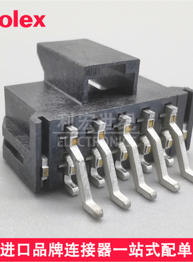 Molex1054051110 105405-1110原装Nano-Fit卧贴插座间距2.50mm10P