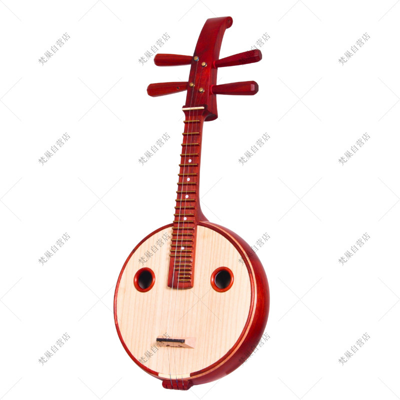 民族弹拨乐器非洲紫檀花梨木大阮乐器音色清亮赠全套配件522DRT