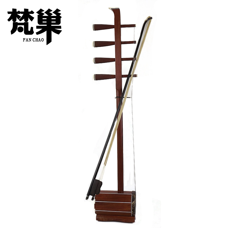 梵巢牌SH06高音中音低音成人红檀木四胡乐器手工制作初学舞台演出