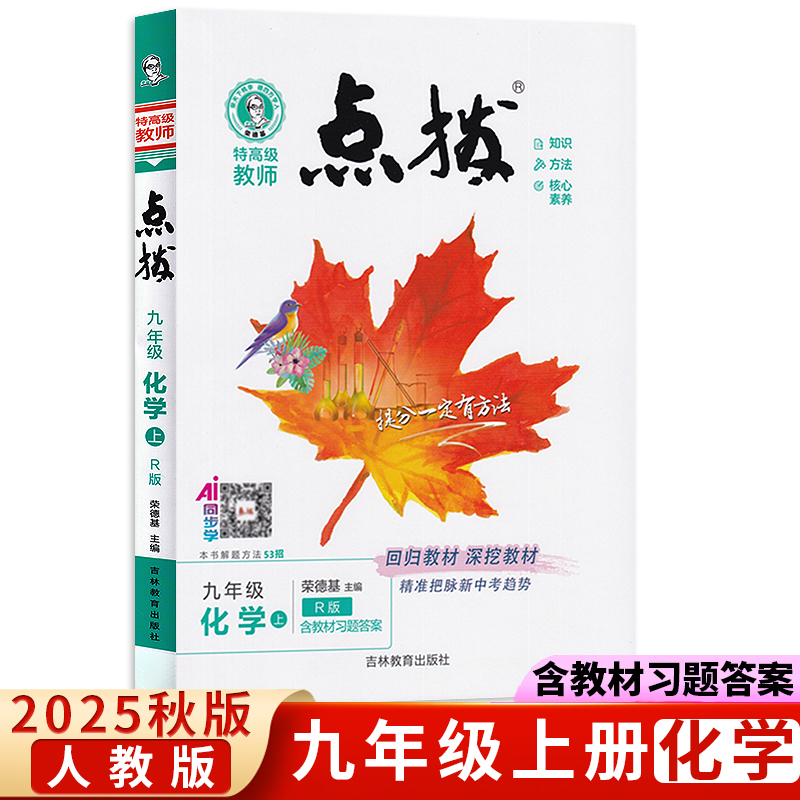 荣德基点拨九年级上册化学人教版