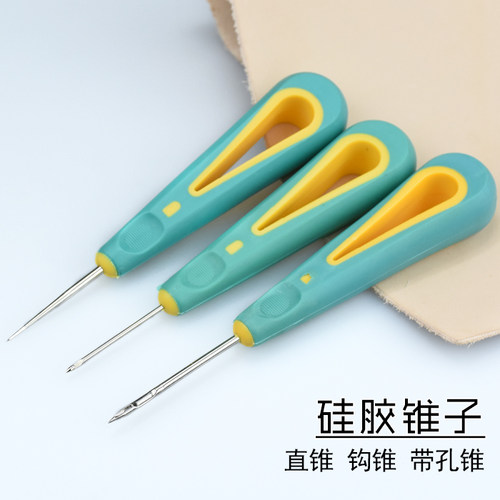 diy硅胶手工缝牛皮革艺雕锥子
