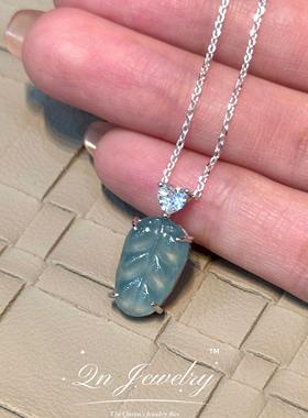 QnJewelry天然莫桑比克粉晶项链