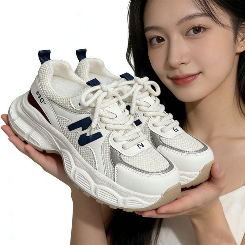 2026新款厚底老爹鞋女款夏季爆款小个子增高鞋休闲凉鞋子时尚百搭