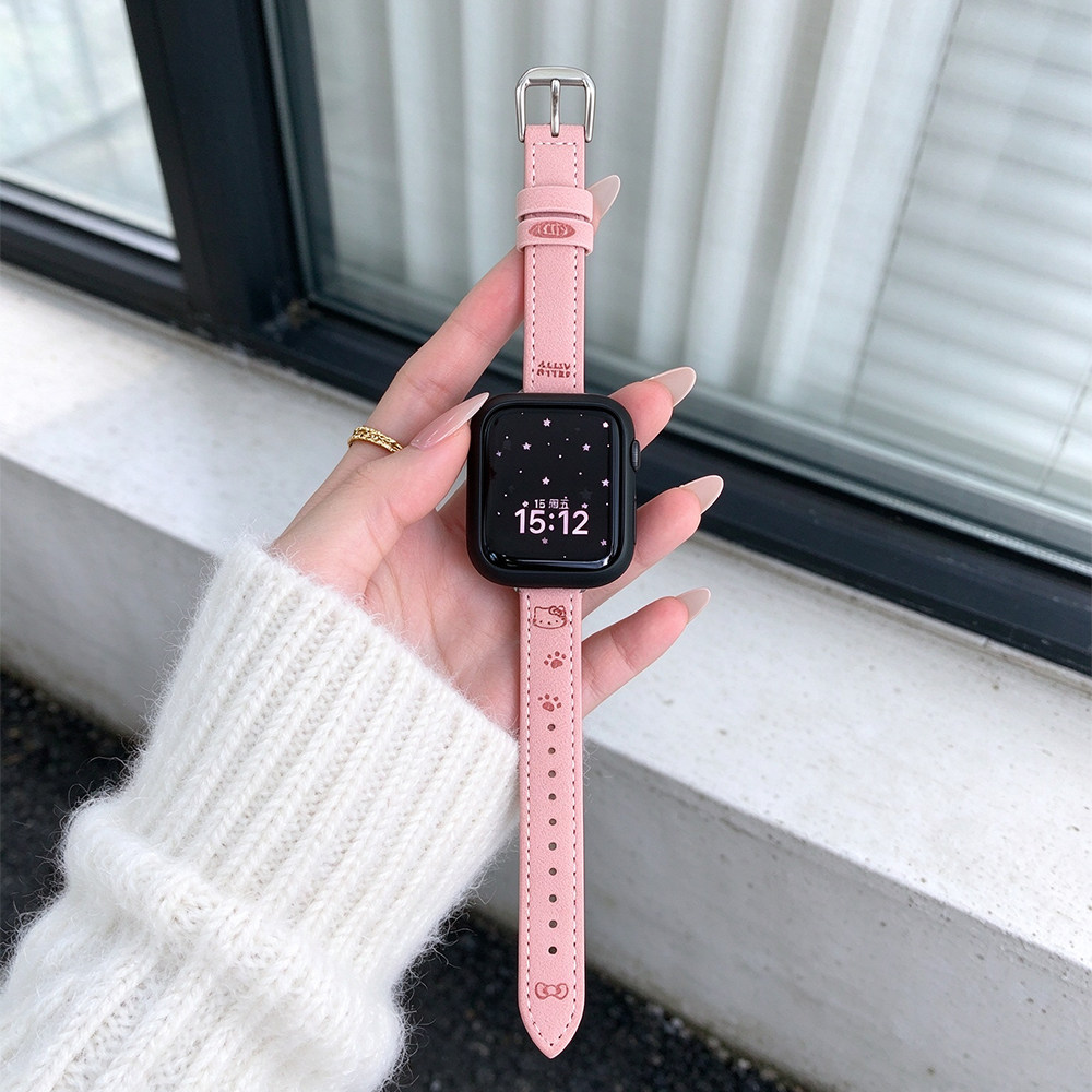 适用华为 GT7/GT6/GT5/GT4 表带Watch4/3 卡通猫爪印女款表带