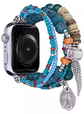 适用红米watch4表带小米8pro腕带中式串珠手链9pro运动手表redmi5