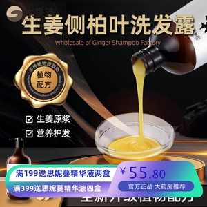 威尔仕侧柏叶生姜洗发水植物去屑控油洗头膏滋养头发呵护头皮