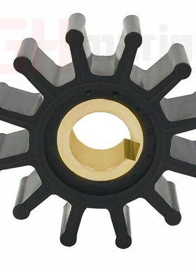 适用于KOHLER科勒船舷内机海水冷却泵橡胶柔性叶轮 229826