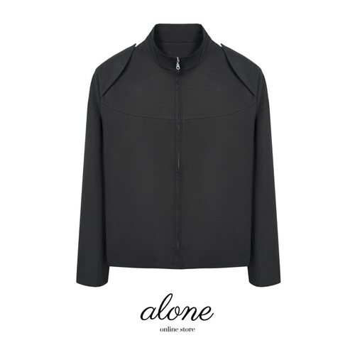 alone立领高密度立体反刺夹克