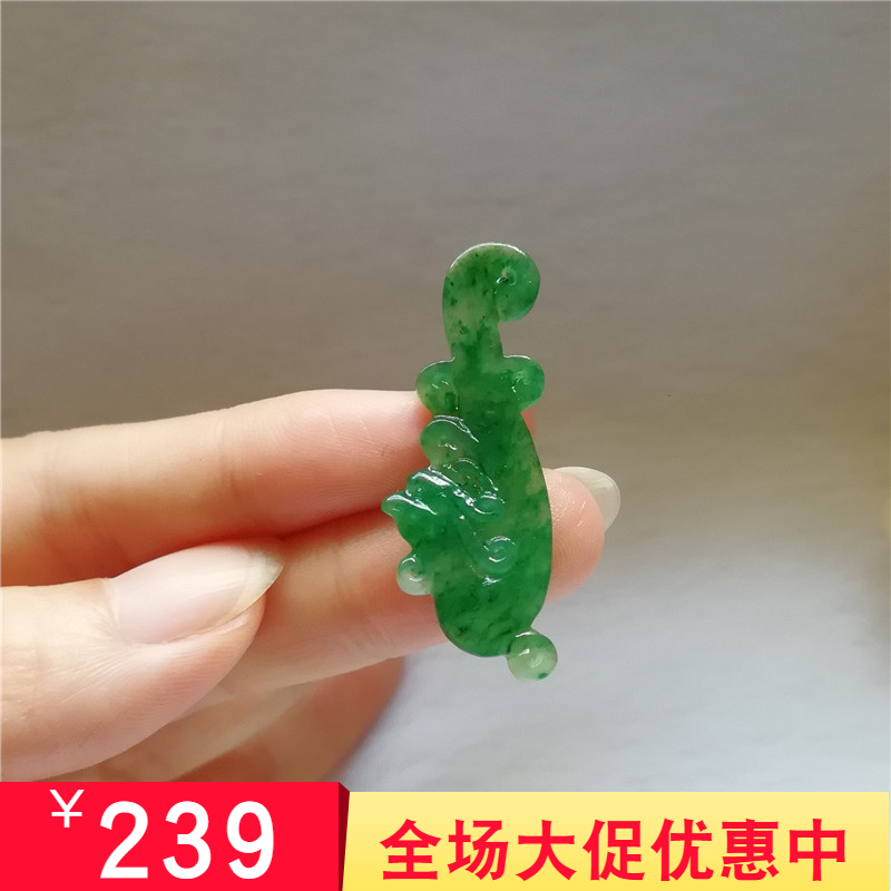 正品天然玉石独山玉吊坠仿古凤玉佩凤凰项链男女款玉牌子挂件玉坠