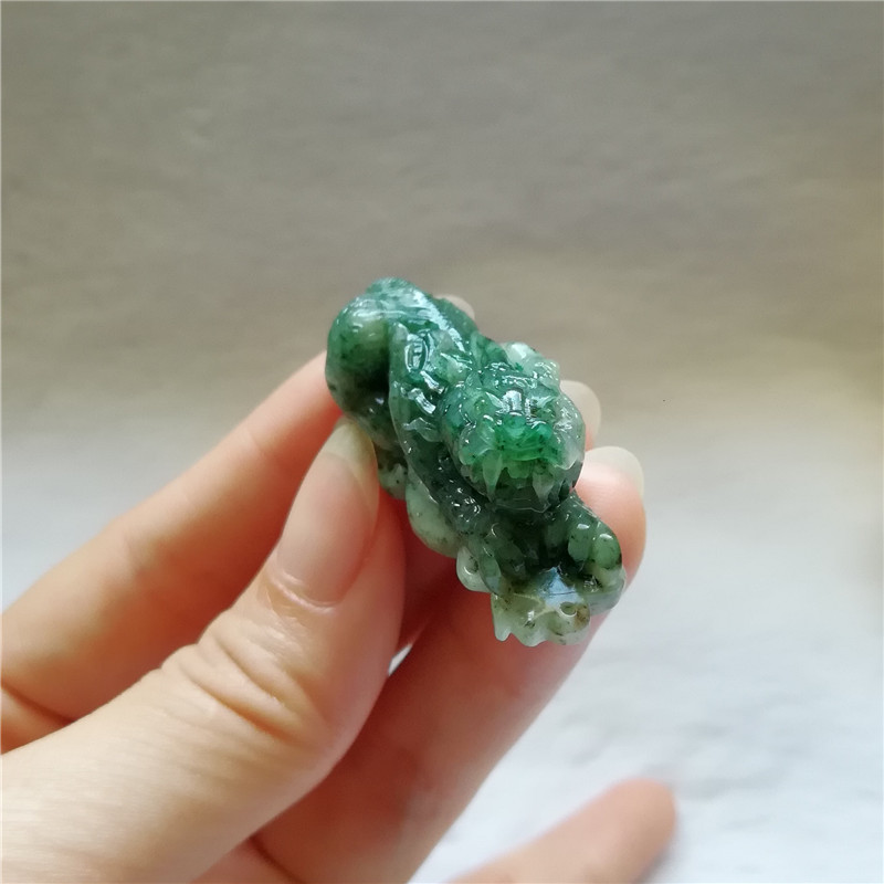 收藏天然玉石独山玉吊坠老坑南阳玉独玉貔貅挂件神兽玉佩项链孤品