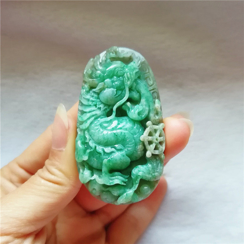 收藏天然玉石独山玉挂件白天蓝独玉生意兴隆吊坠生肖龙玉佩送证书,珠宝/钻石/翡翠,颈饰,淘宝优惠券,粉丝福利购,淘宝优惠卷