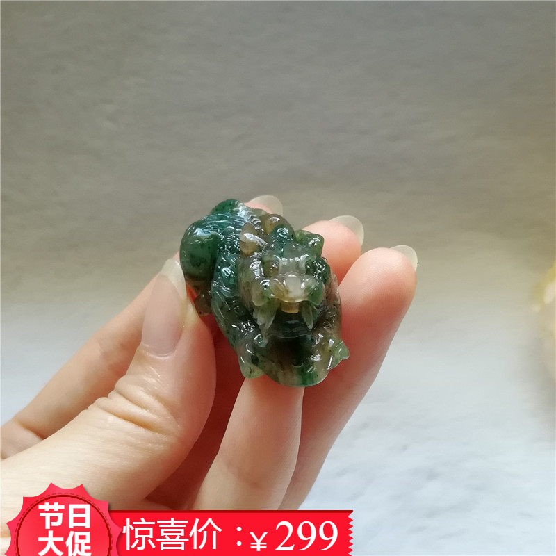 收藏天然玉石独山玉吊坠老坑南阳玉独玉貔貅挂件神兽玉佩项链孤品