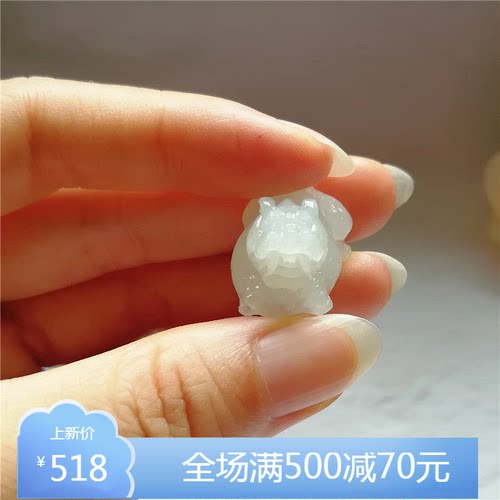 收藏天然玉石独山玉吊坠南阳玉独玉貔貅挂件神兽玉佩招财玉坠孤品