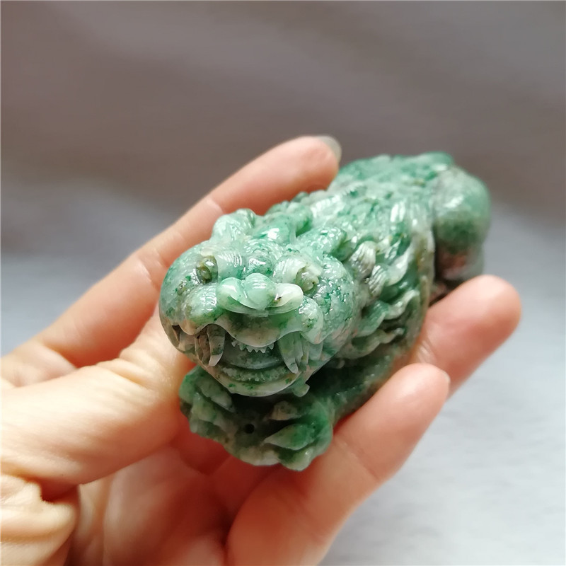 收藏南阳独山玉貔貅招财手把件