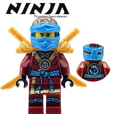 乐0高幻影忍者幽冥季人仔尼雅劳埃德赞凯杰寇拼装积木人偶玩具9男