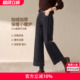 气质调性九分直筒裤 沫晗依美小暖炉加厚复合暖绒绒牛仔裤 2025冬季