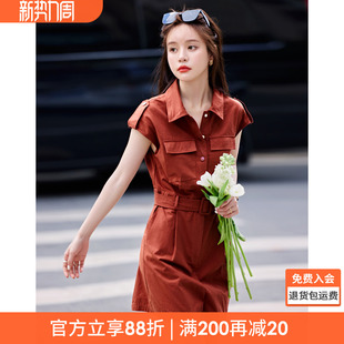 风显瘦街头时髦款 高级感无袖 连体裤 新款 26夏季 沫晗依美工装