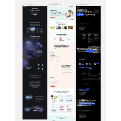 16个数字创意网站设计figma源文件
