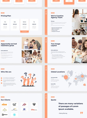 500页商业与流畅动画PPT,Keynote,Slide,Canva格式(无演示图)