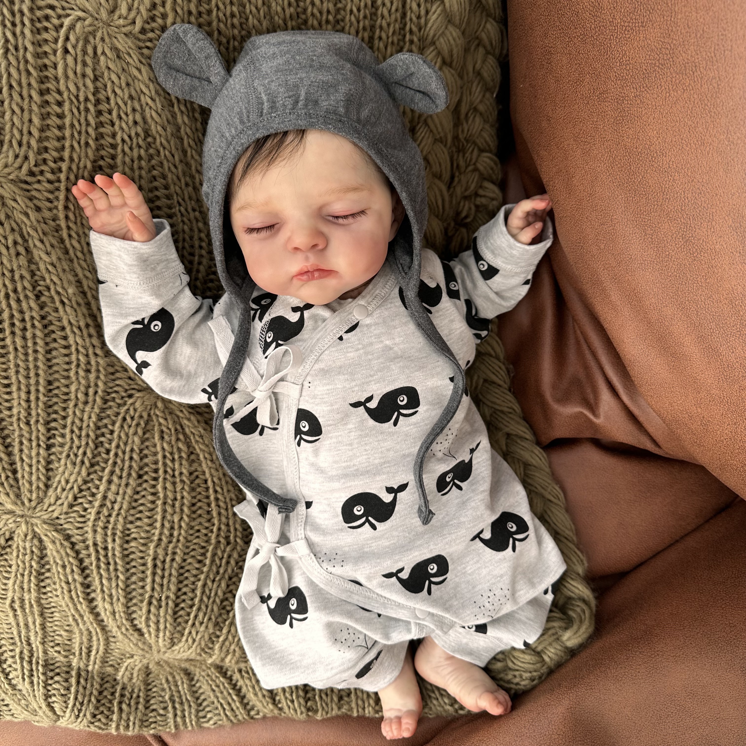 新生儿四季款斜襟系带连体和尚服