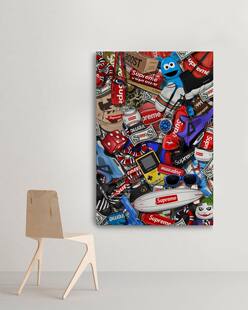 NO SPLY 艺术家 潮流配件装饰画 无框木板画工作室居家工作室卧室