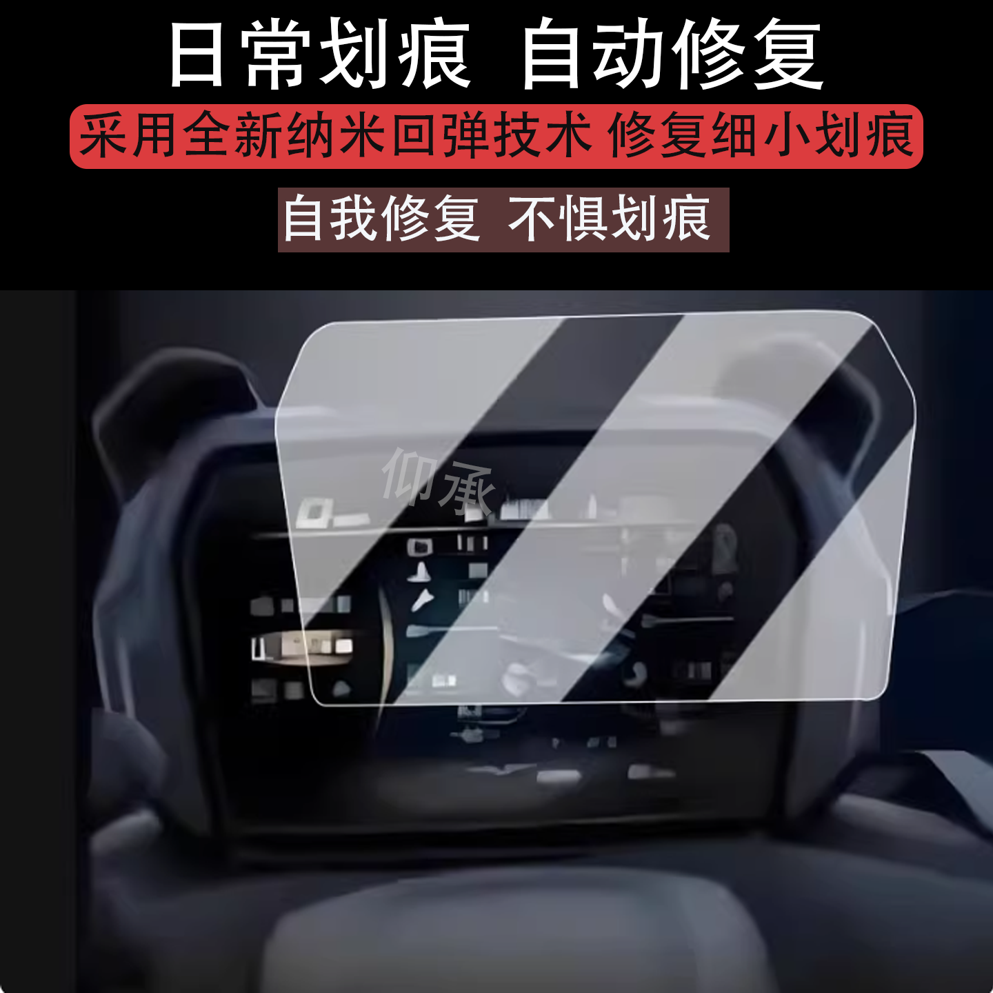 适用于25款无极RS4MAX仪表钢化膜摩托车SR250GT Pro液晶仪表盘贴膜rs4max屏幕保护膜改装配件防水贴纸
