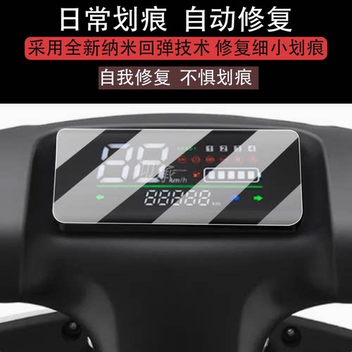 适用于爱玛猎豹F167电动车仪表膜猎豹液晶盘膜ZZL-L4824屏幕